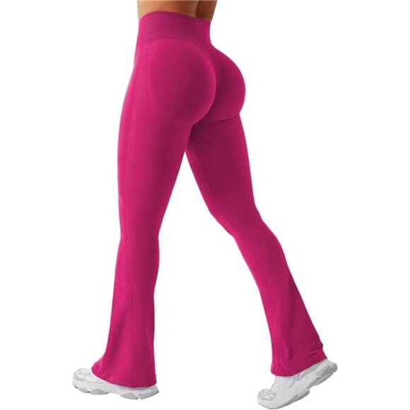Flare Leggings Womens Workout Butt Lifting Legging 30" inseam - Picture 1 of 7